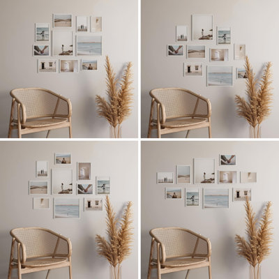 Ensemble de 10 cadres muraux Oak Gallery