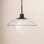 Finola Single Light Glass Pendant