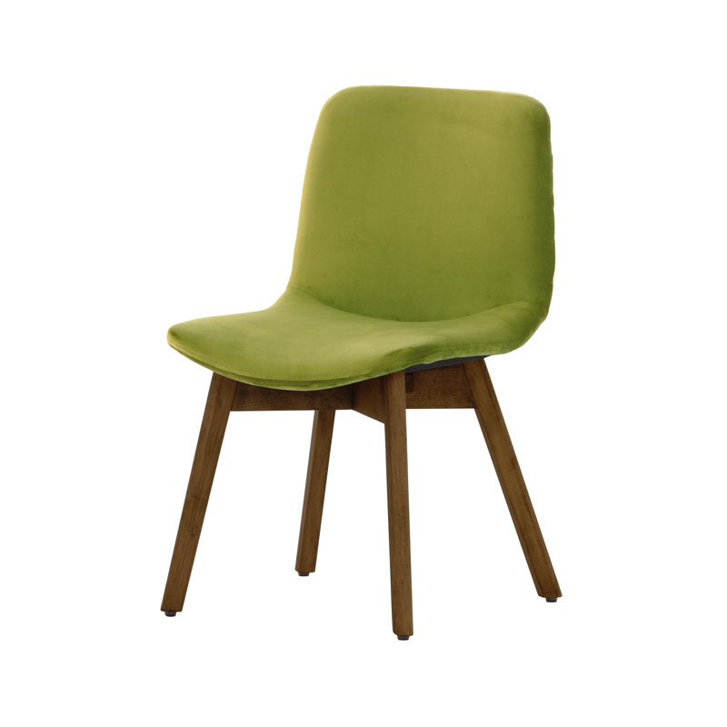 Jada 48cm H Velvet Upholstered Side Chair, Light Green