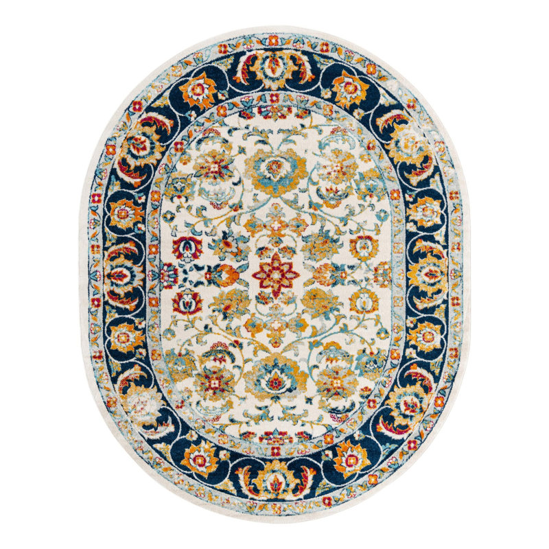 Arenas Oriental Indoor Rug, Oval 7'10" x 10'