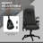 Polyester Blend Executive Chair with Headrest-124745835