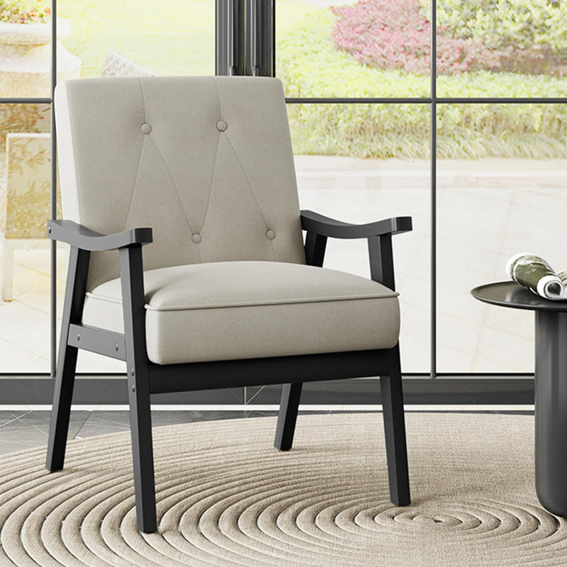Fauteuil capitonné large de 23,4 po Kyrion
