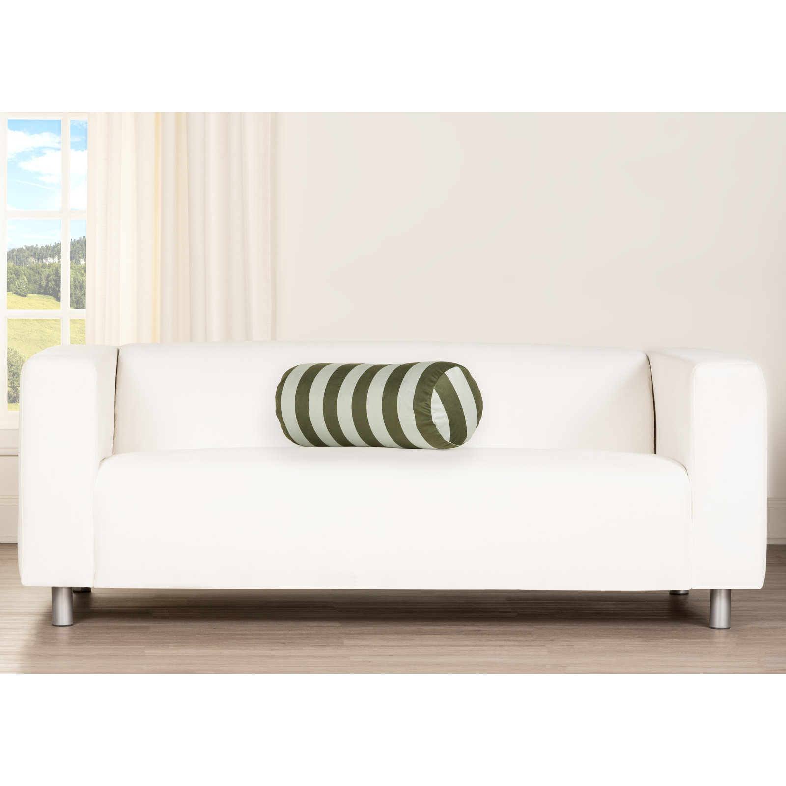 Throw Pillow, 39" x 8", Polyfill, Olive