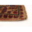 Tapis décoratif beige en laine noué à la main de conception unique 6 pi 7 po X 9 pi 1 po noué à la main New Age
