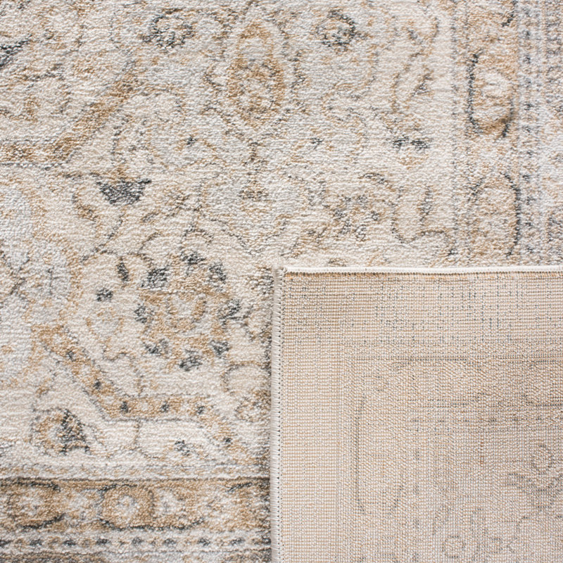 Gaige Performance Oriental Rug, Square 4'