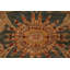Tapis floral floral vert Agra 8 x 10