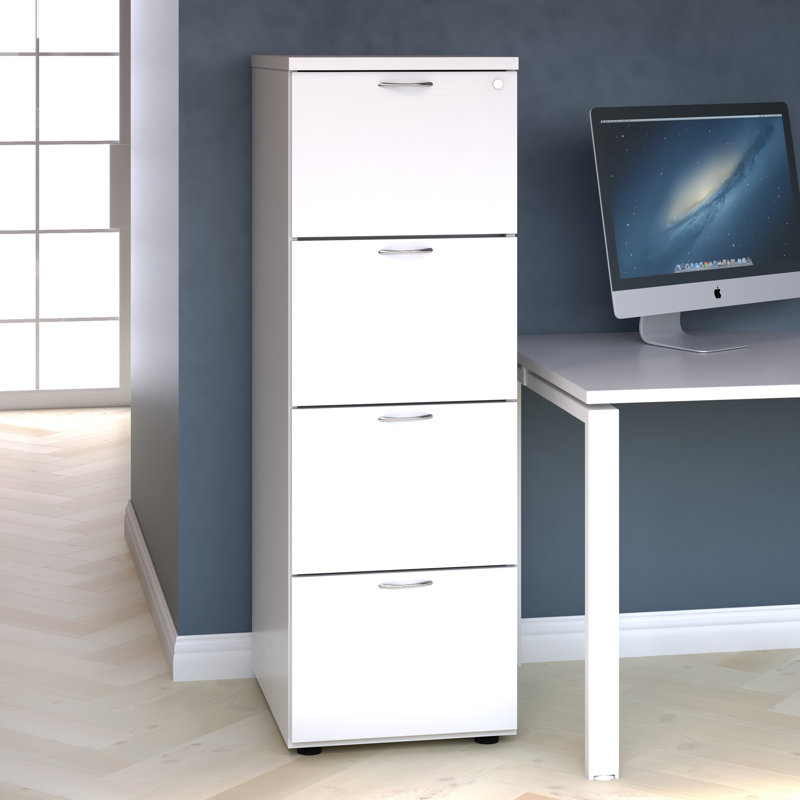 Buariki 46.4cm Wide 4 -Drawer File Cabinet, White