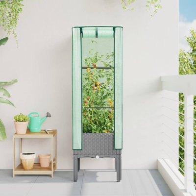 Chakya Plastic Outdoor Raised Garden Bed