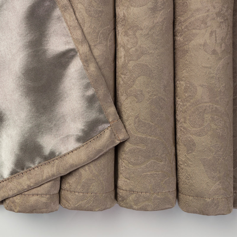 Paire de rideaux obscurcissant Berlinda, Taupe, l 52" x L 63"