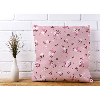 Valjean Pretty Floral Square Throw Cushion