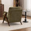 Chaise d'appoint rembourrée de style Mid-Century avec pieds en bois massif-1629654227