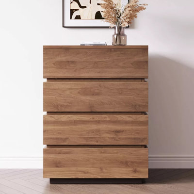 21.65" Four-drawer Storage Cabinet & Decorative Cabinet, Suitable For Multiple Scenarios by Latitude Run