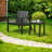 Campeaux Rectangular Outdoor Side Table，Low Table,HDPE