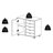 Crandon 30.71'' Wide 5 -Drawer Mobile File Cabinet-656323369