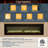 Rayva Classic Built-in or Wall-Mounted Direct Vent Electric Fireplace Insert-706283961