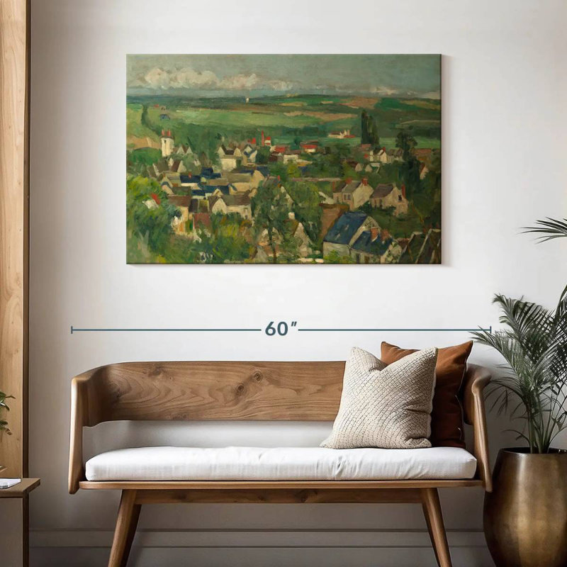 Vue panoramique d'Alvord Auvers, H 30 po x l 45 po