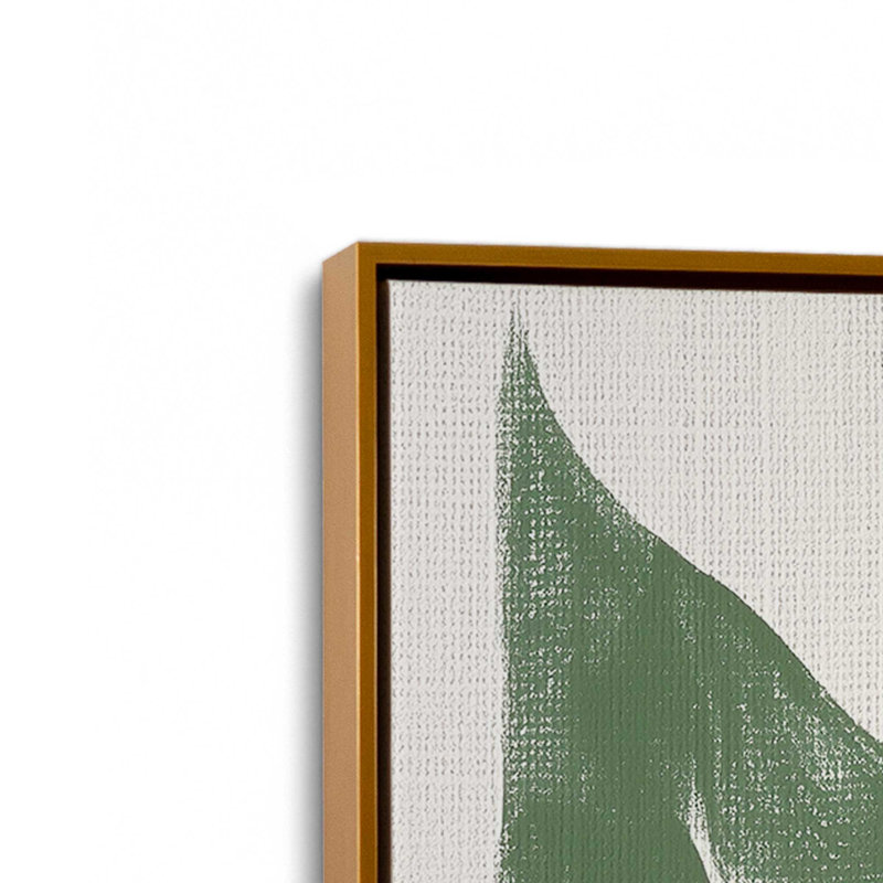 Verdant Flow Set of 2 Prints, 36" x 24", Polished Gold Floater Frame