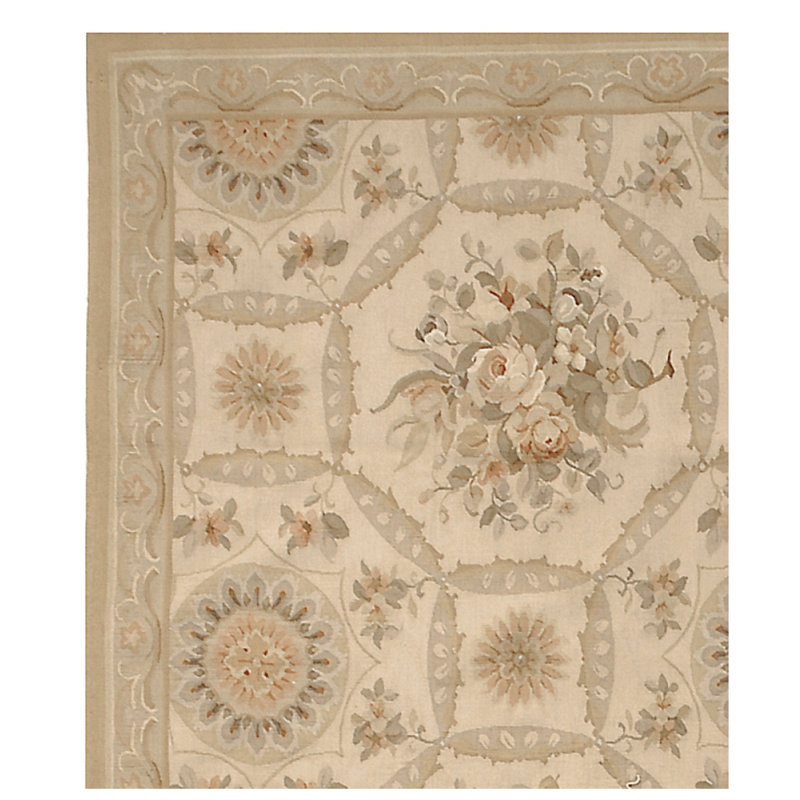Wool Oriental Area Rug, Rectangle 4' x 8'