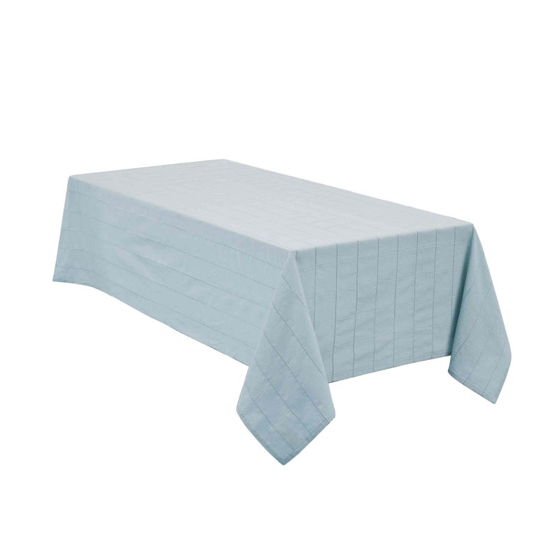 Izod Chadwick Linen Lurex Tablecloth, 102" L x 60" D, Blue