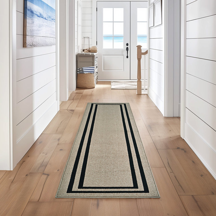 Nautica Double Line Machine Washable All Loop Tufted Rugs 1-Piece