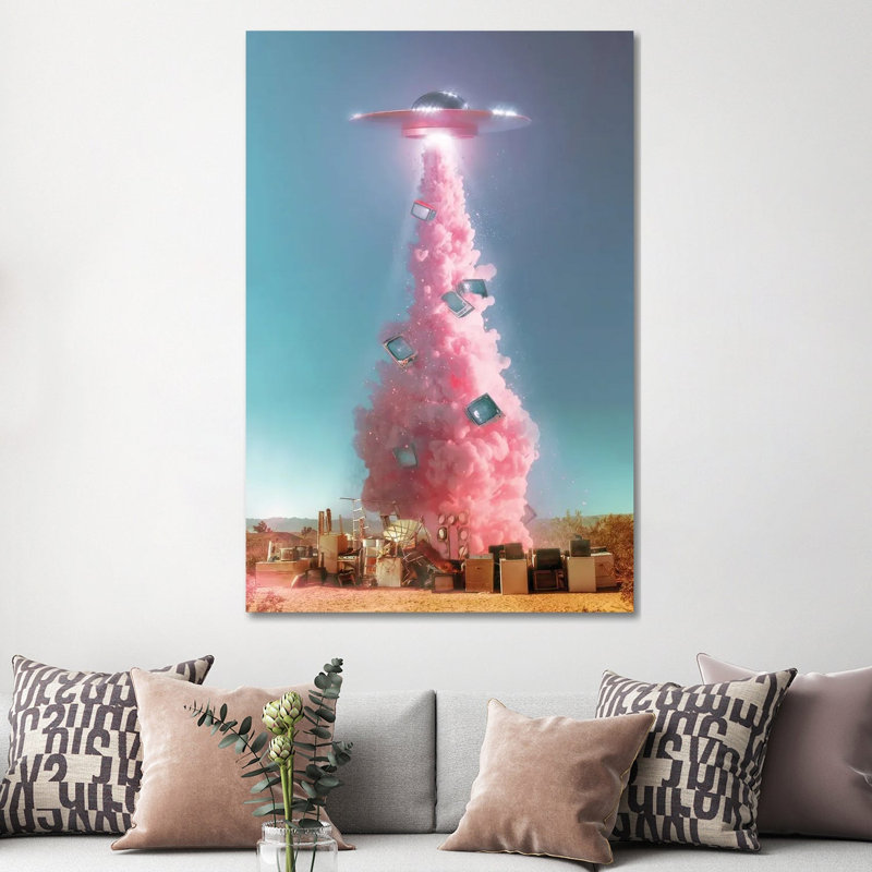 Extraterrestrial Espionage by Jonas Loose - Wrapped Canvas Print, 152.5 cm H x 101.5 cm W