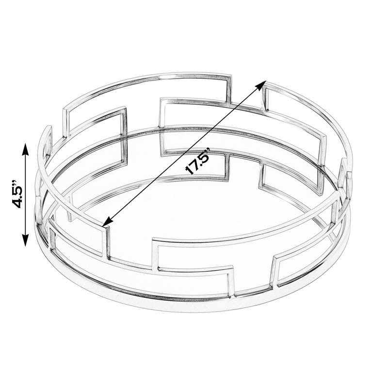 Cecil Round Serving Tray