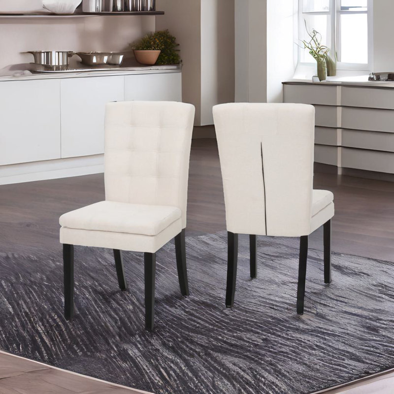 Dining Chair 2pcs, Beige