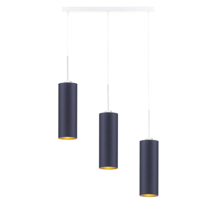 Tonasket 3 - Light Kitchen Island Pendant, Purple/White