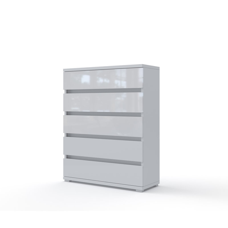 Fatina 90cm W 5 - Drawer Chest of Drawers