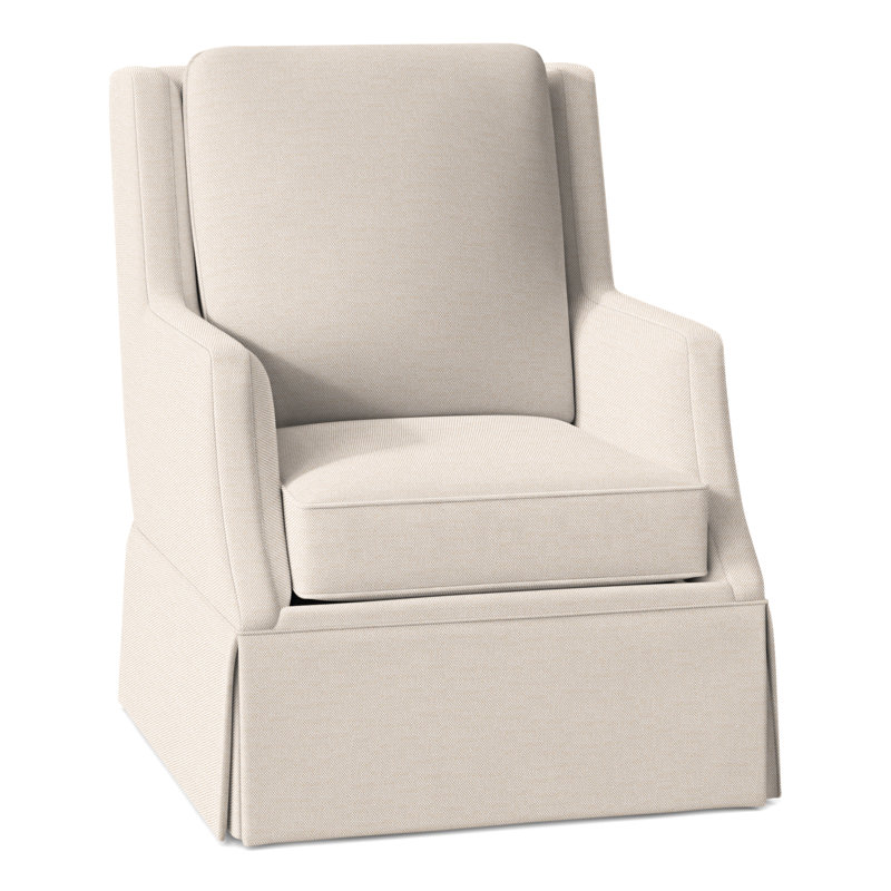 Fauteuil tournant Savannah, Perigold Tres Chic Bone