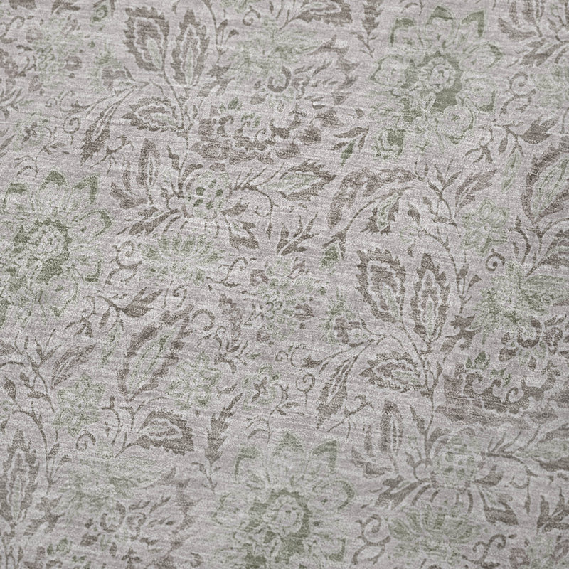 Jeté floral Sherpa ASB660 Addison, Taupe