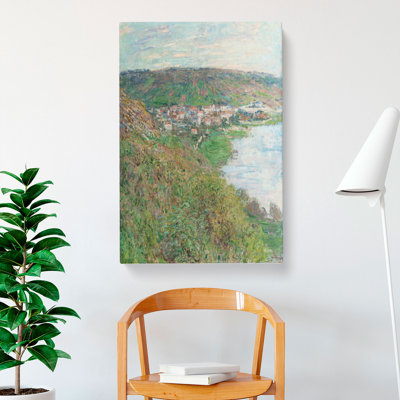 View Of Vetheuil Vol.1 by Claude Monet - Wrapped Canvas Painting