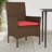  Patio Chairs With Cushions 2 Pcs Brown Poly Rattan-1711995087