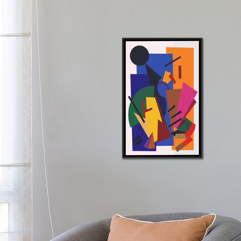 « oublied things », impression sur toile, Toile avec cadre noir, Pas de tapis, H 48 po x l 32 po x P 1,5 po