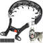 Collier de dressage pour chien avec empreintes de pattes, collier réglable équipé d'une boucle à dégagement rapide pour les chiens de petite et moyenne taille-1322109344-1322109353