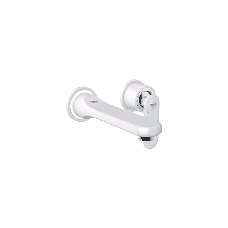 Veris Single Handle Wall Mounted Vessel Faucet, Moon White