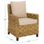 Grand fauteuil d'appoint Gregory