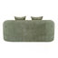 Canapé courbé avec accoudoir rond, canapé à compression avec 2 coussins, canapé crème, sans assemblage-116761757