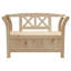 Solid Wood Storage Bench-1000440302