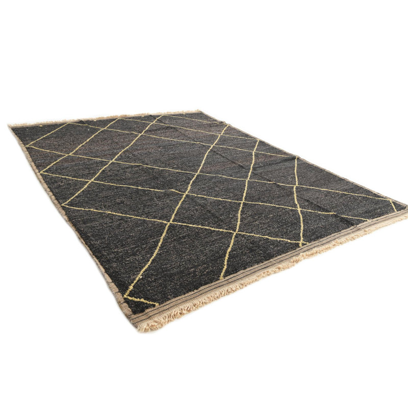Tapis noir Odea