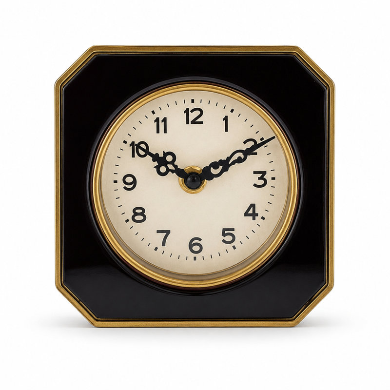 Horloge de plateau, Noir