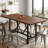 Counter-Height Bar Table with Metal Footrest (62.99")-820172255