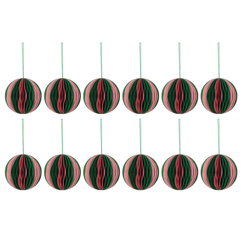 Ornement boule en papier recyclé