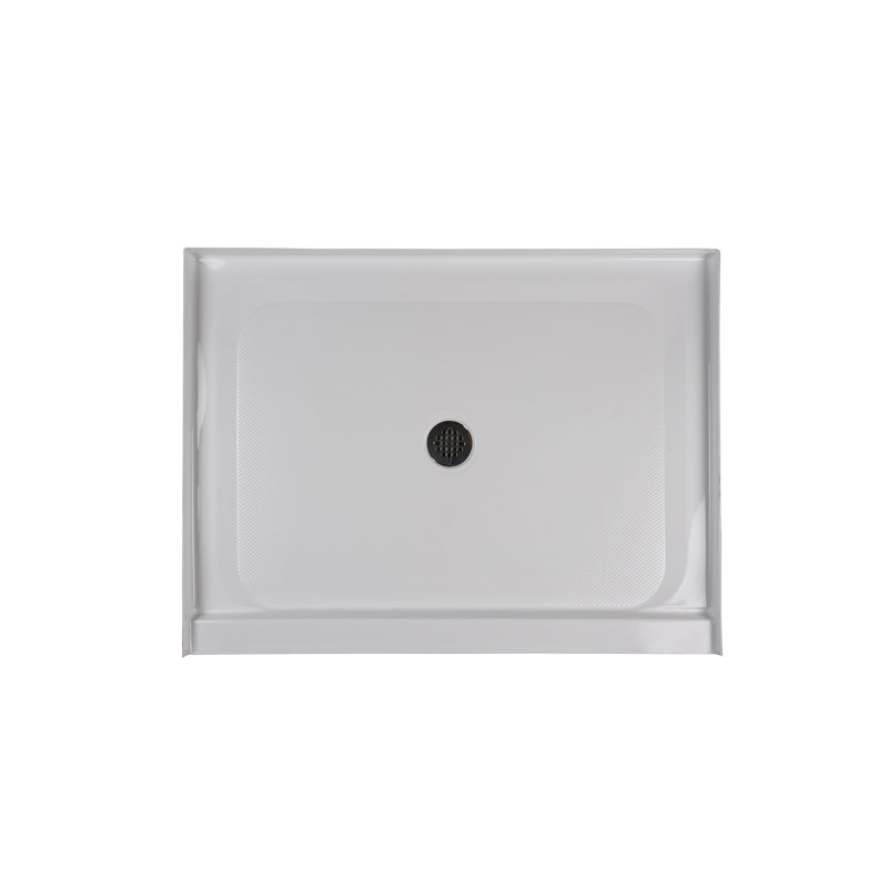 Base de douche 36 po x 48 po à drain central