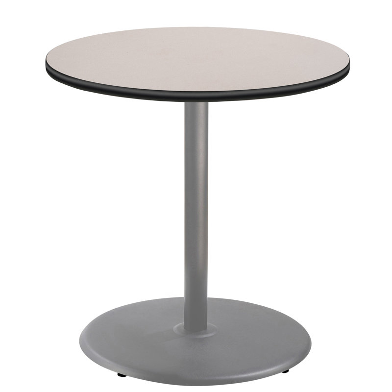 Table de salle de pause 36 po, H 36 po x L 36 po x l 36 po, gris, gris