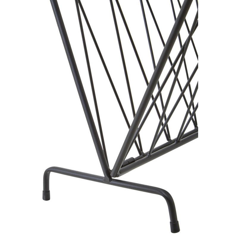 Alawna Metal Free Standing Magazine Rack