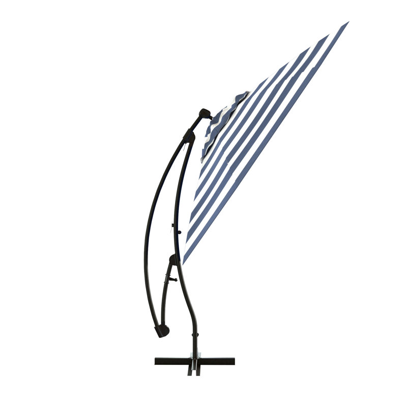 Parasol, Rayure Cabana bleu marine / blanche