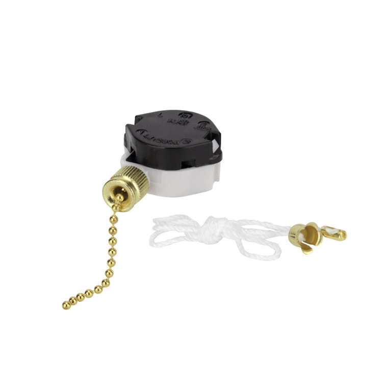 Speed Ceiling Fan Light Switch with Pull Chain