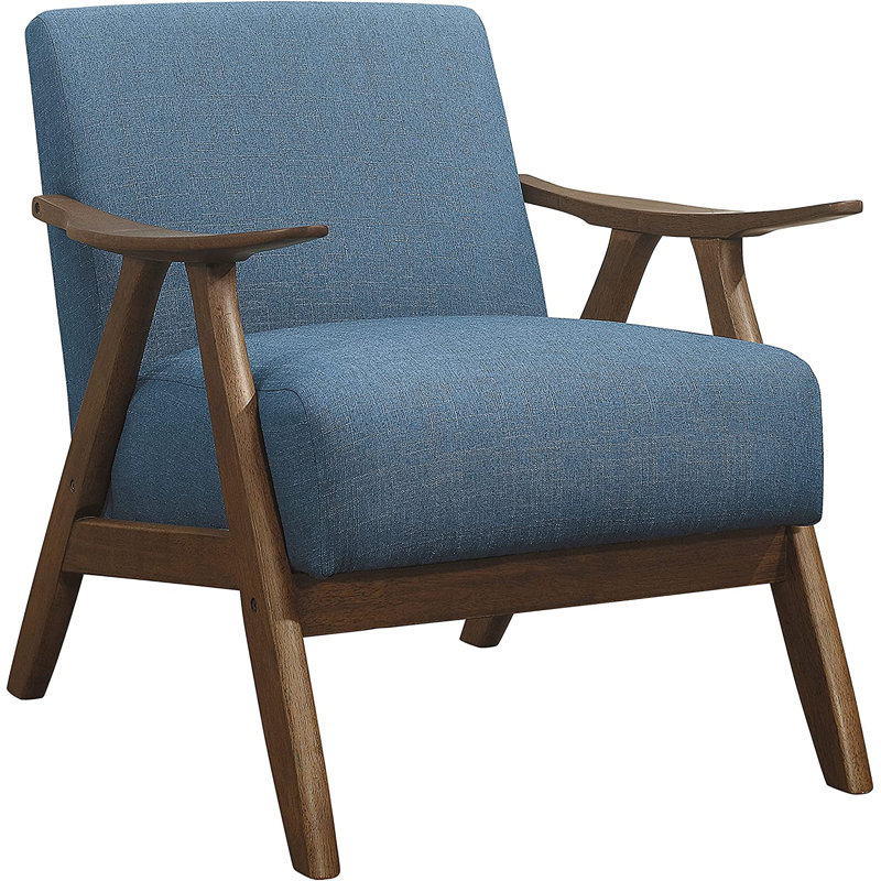 Fauteuil Lyelah, Tissu bleu