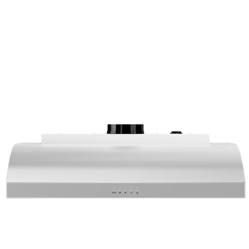 30" 600 CFM Ducted Under Cabinet Range Hood in Brushed 430 Stainless Steel